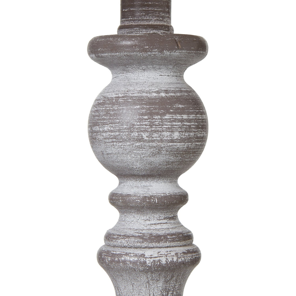 Lampe à poser colonne sculptée