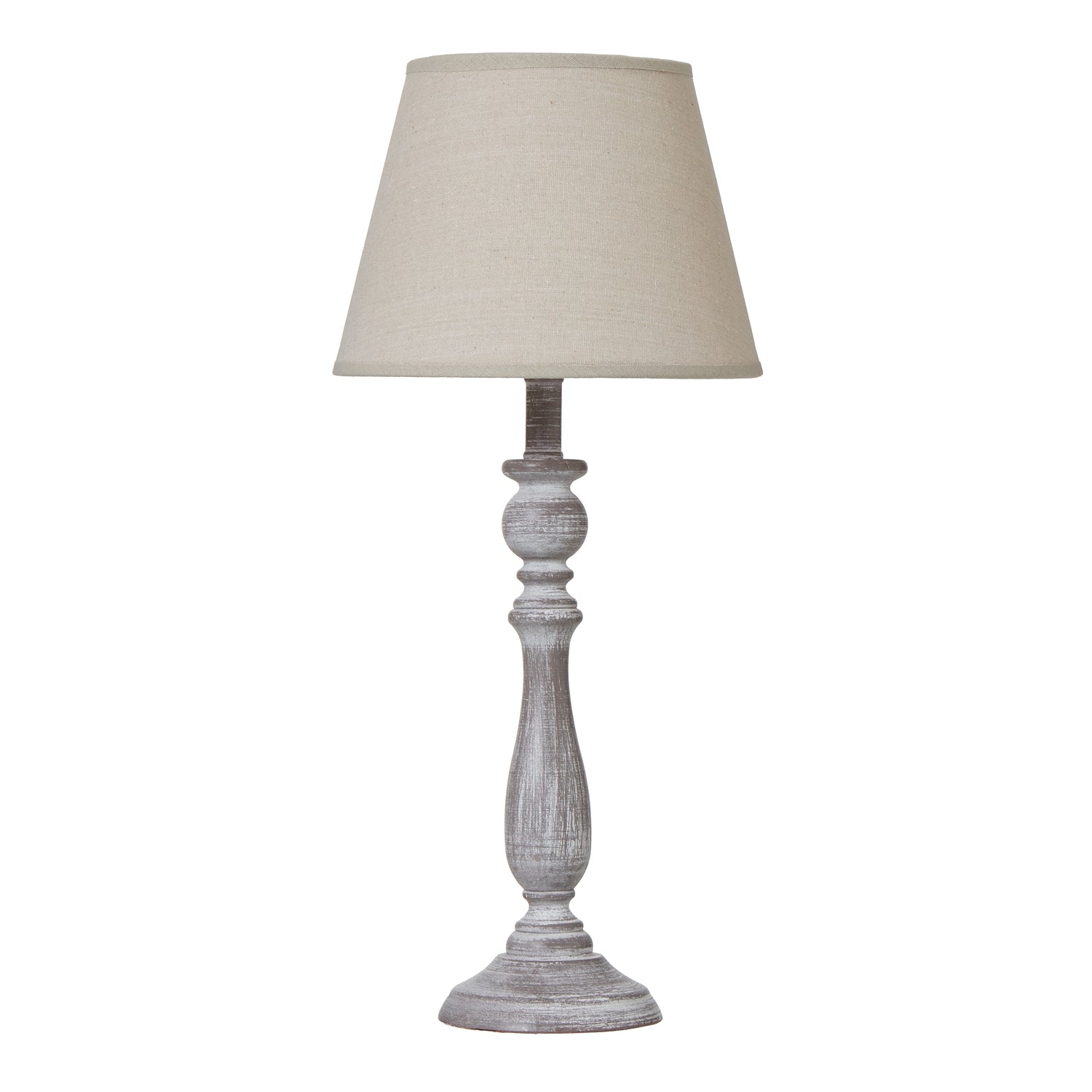 Lampe à poser colonne sculptée