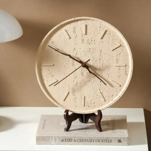 Horloge murale en pierre